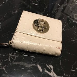 Preloved Textured Leather Kate Spade Wallet